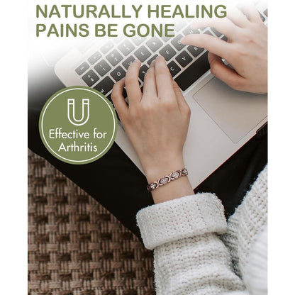 ✨Last Day 49% OFF✨AureParis Magnetic Bracelet - Natural Relief, Timeless Elegance