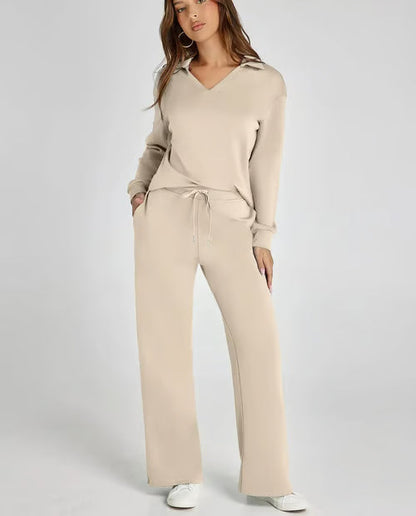 Travel Sets for Women 2 Piece Sets Outfits Casual Long Sleeve Sweatsuits