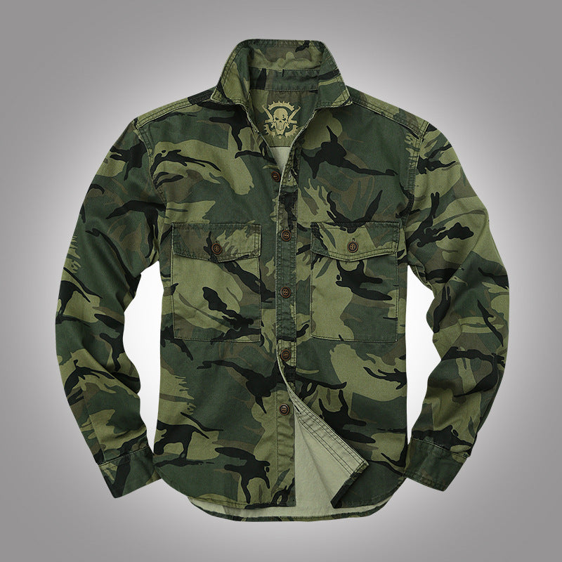 Nexenri Outdoor Camo Long Sleeve Shirt