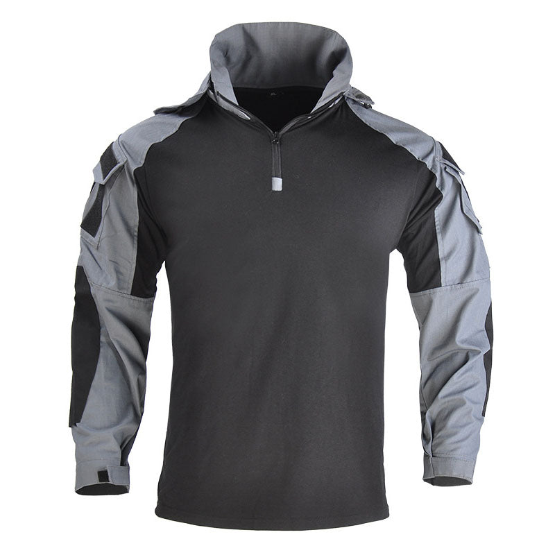 Nexenri Outdoor Cool Hooded Long Sleeve Men's T-shirt