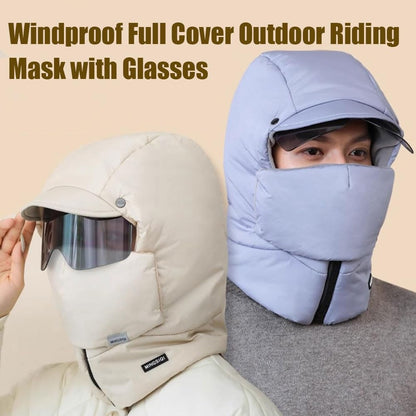 Winter Special Offer-5 In 1 Windproof Full Cover Outdoor Mask with Glasses