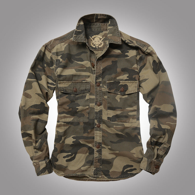 Nexenri Outdoor Camo Long Sleeve Shirt