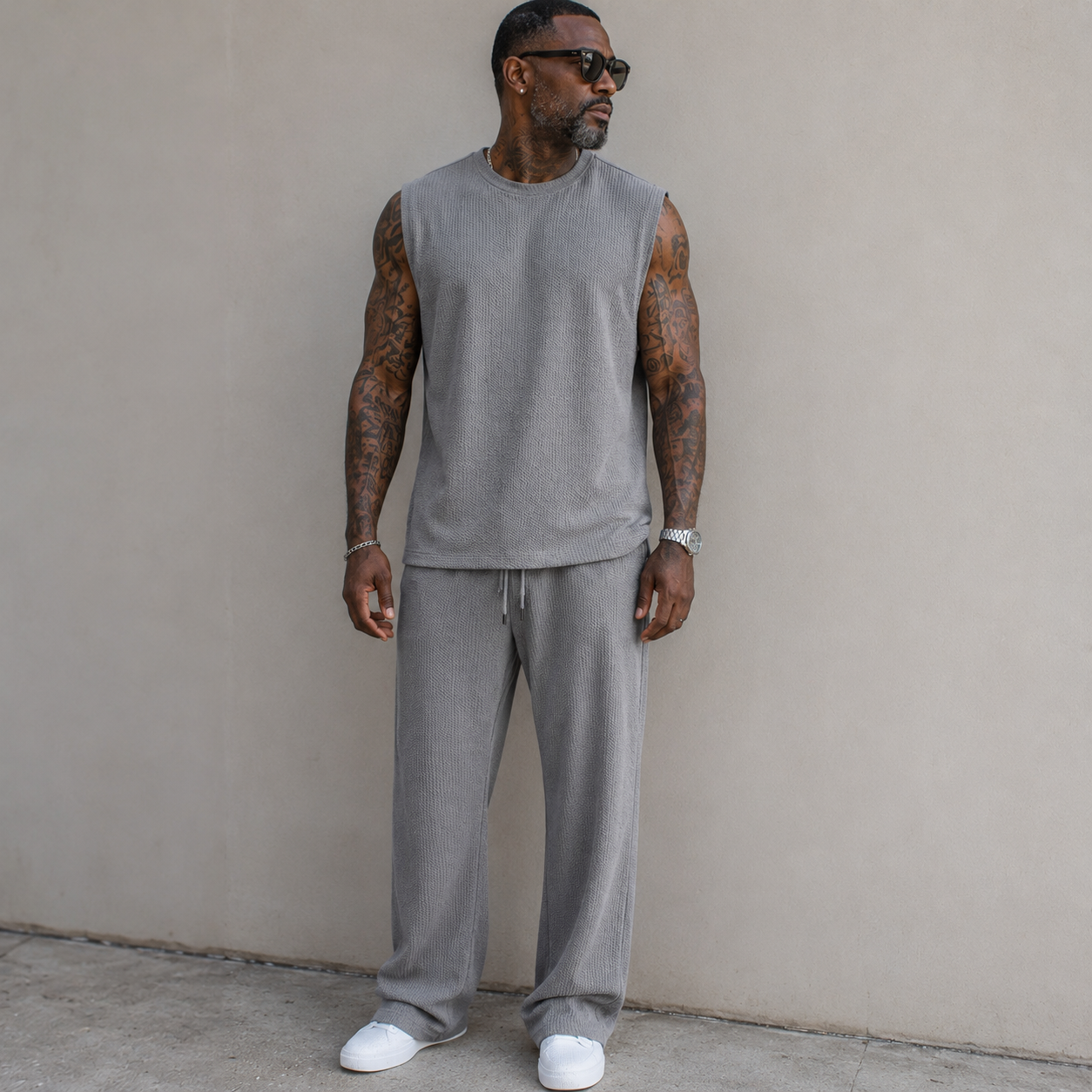 Nexenri Sleeveless Lounge Set