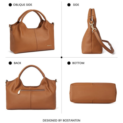 Nevin Genuine Leather Satchel Tote