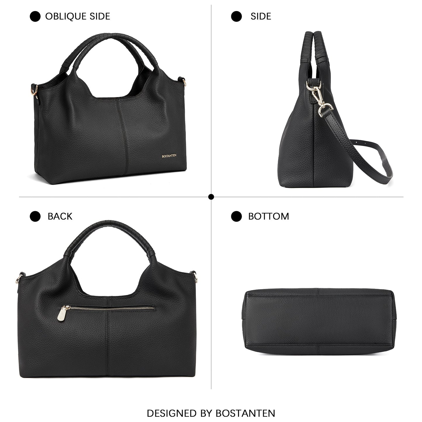 Nevin Genuine Leather Satchel Tote