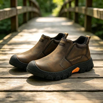 ⏰Last Day! 45% OFF🔥Men’s Genuine Leather Slip-On Outdoor Walking Shoes