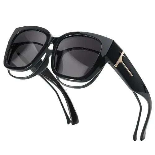 Trendy Oversized Fit Over Sunglasses with UV400 Protection