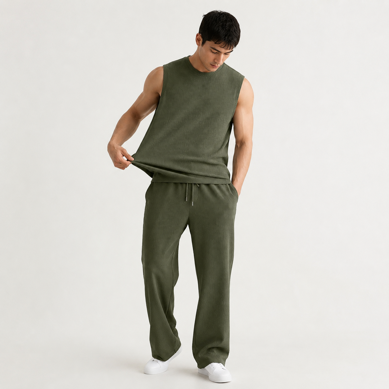 Nexenri Sleeveless Lounge Set