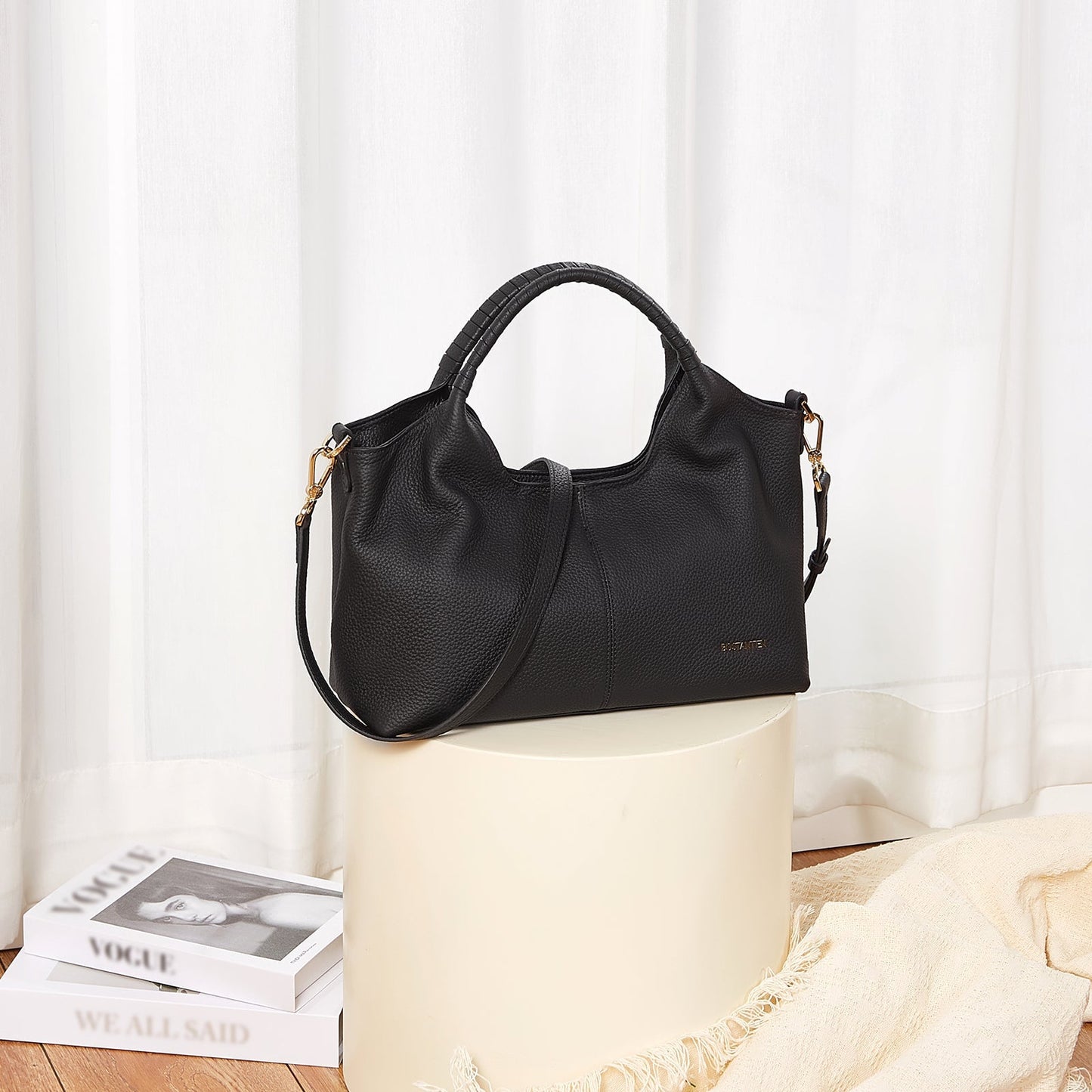 Nevin Genuine Leather Satchel Tote