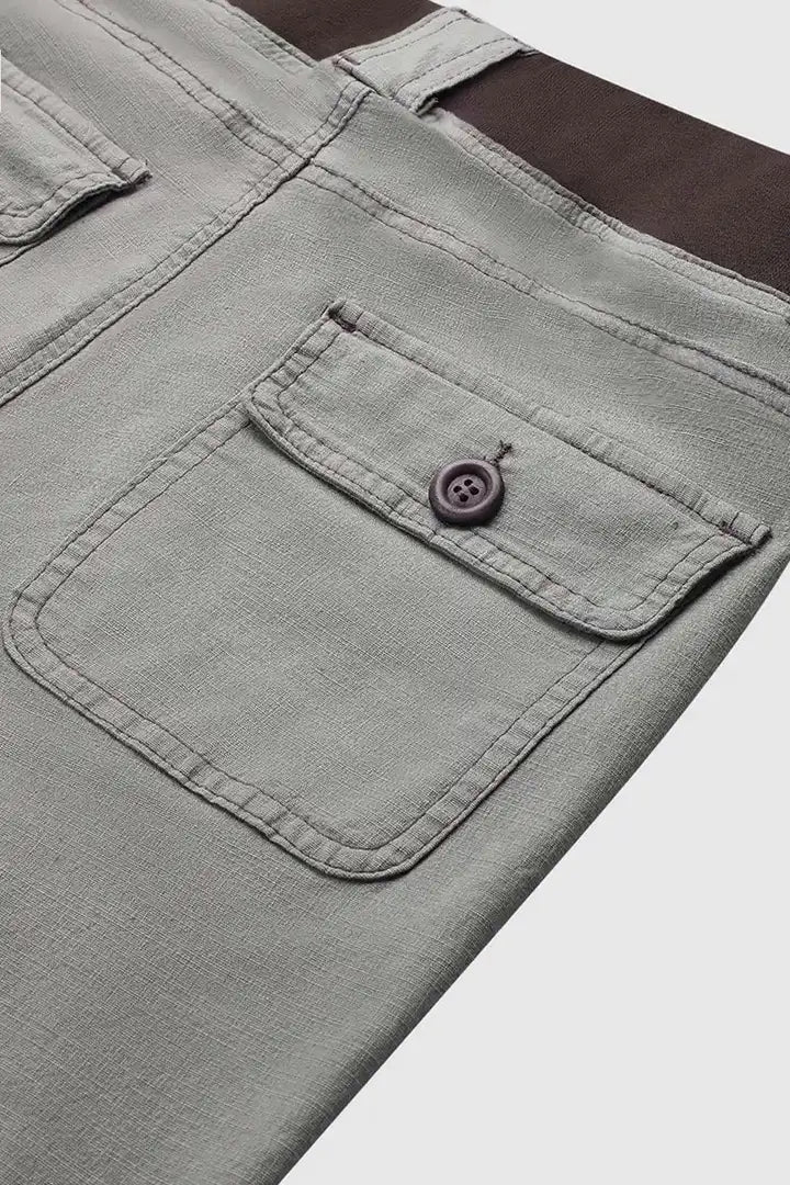 RAW HEM RIPPED PANTS