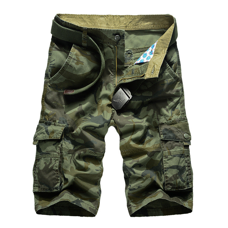 Nexenri Camo Multi-pocket Men Shorts