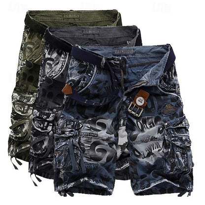 Nexenri Men's Camouflage Cargo Shorts