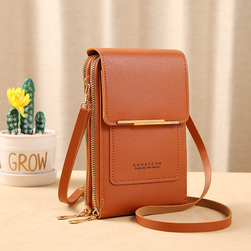 Premium Crossbody Bag with Touchscreen for Women