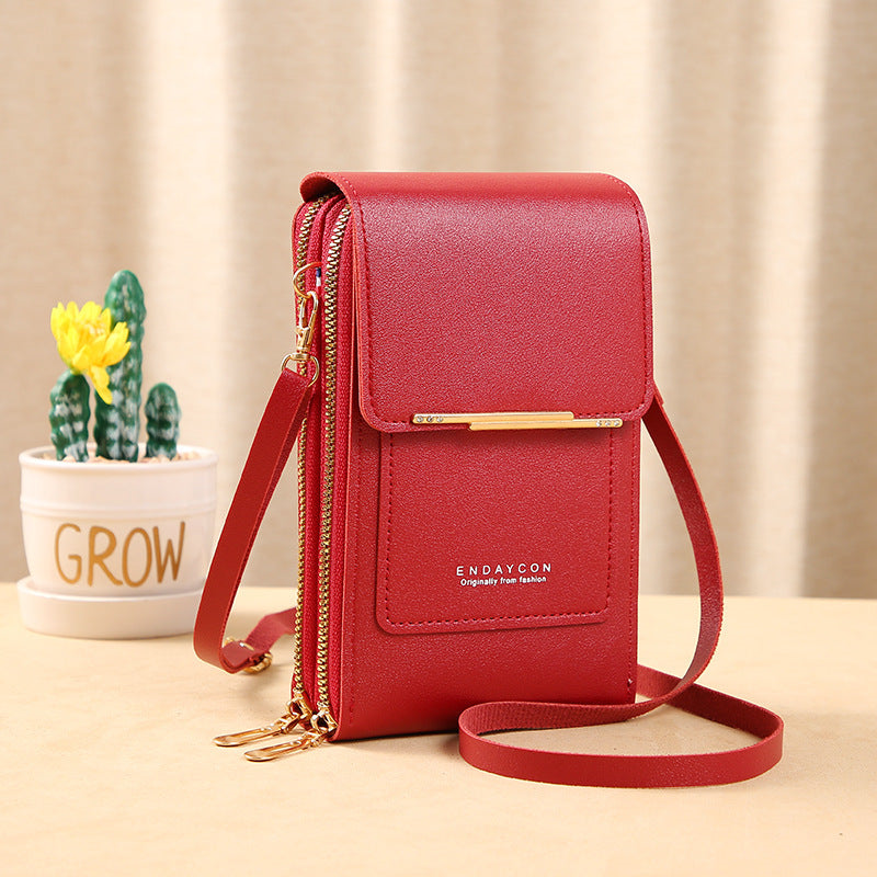 Premium Crossbody Bag with Touchscreen for Women