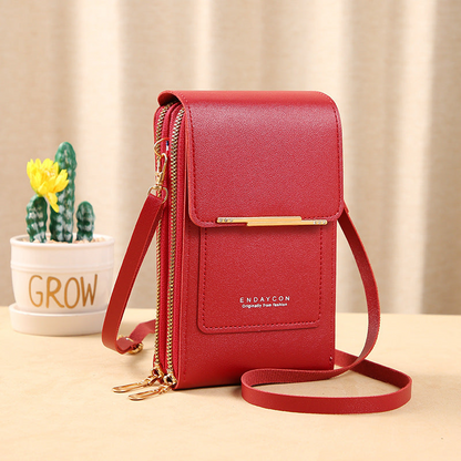Premium Crossbody Bag with Touchscreen for Women