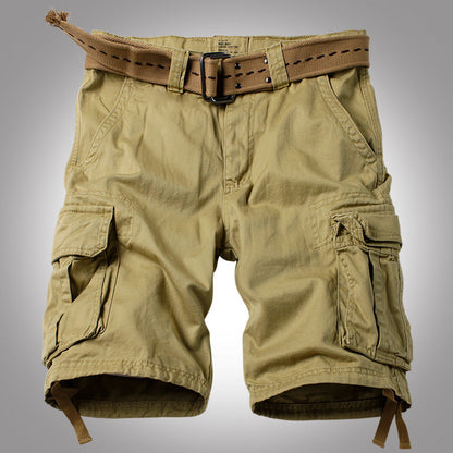 Casual Loose Camo Cotton Men's Shorts