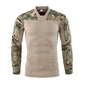 Cotton V-Neck Elastic Wear-Resistant Men‘s T-shirt