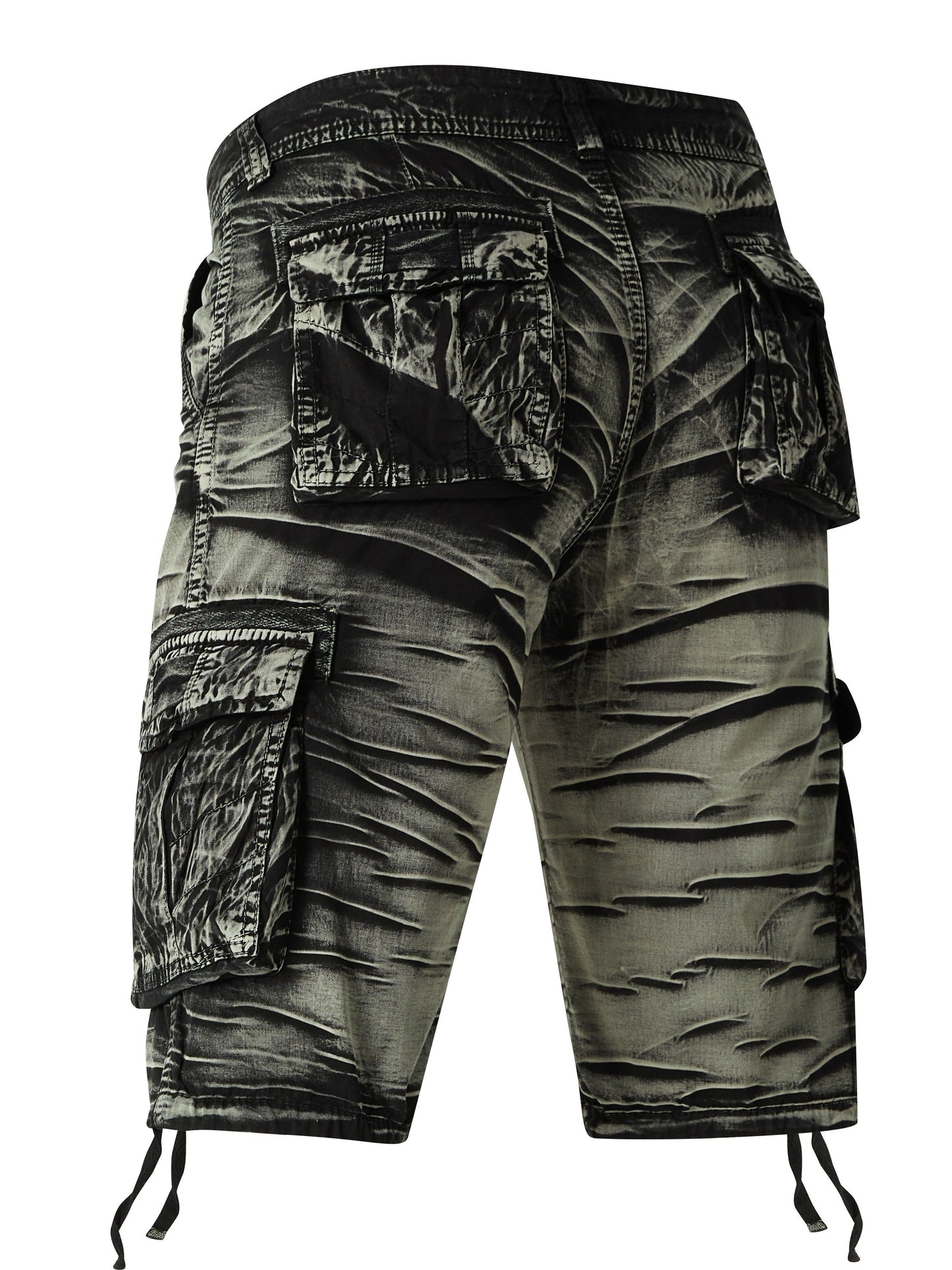 Nexenri Camo Pattern Cotton Cargo Shorts