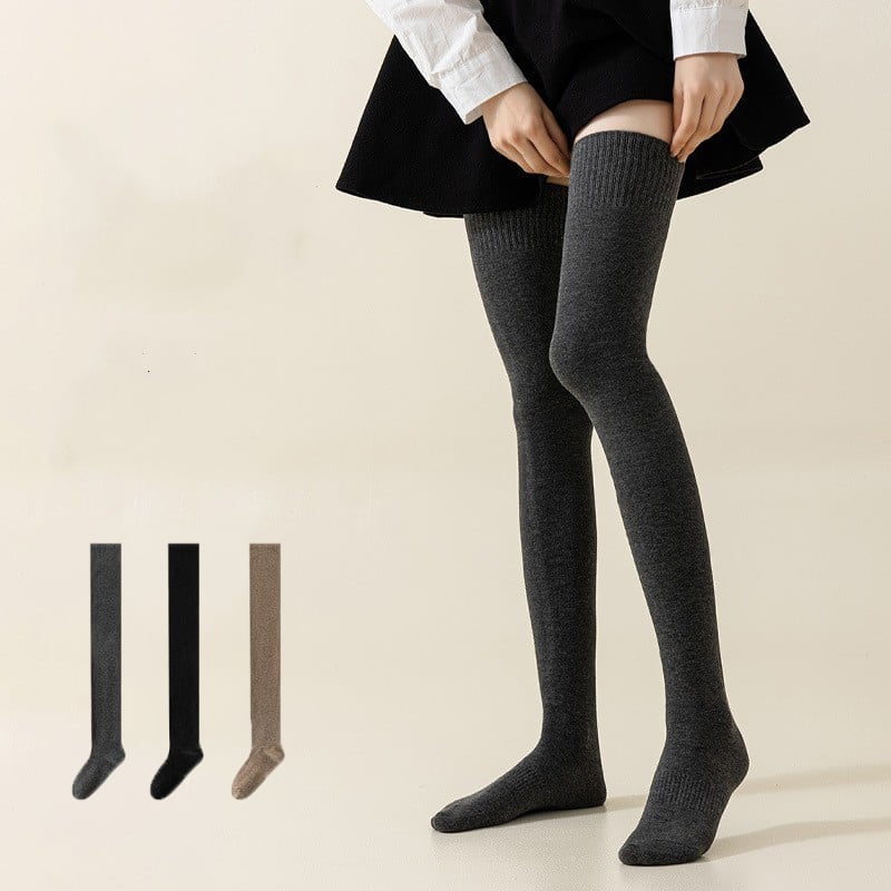 Women's Warm Elastic Thigh High Socks