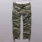 Casual Camo Military Multi-pocket Men's Straight Pants