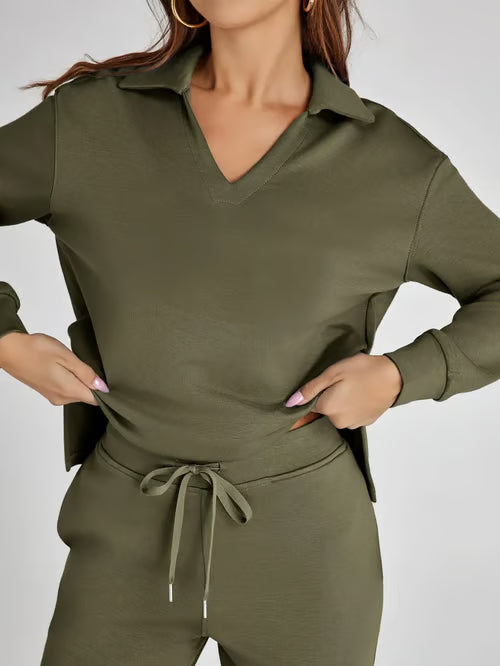 Travel Sets for Women 2 Piece Sets Outfits Casual Long Sleeve Sweatsuits