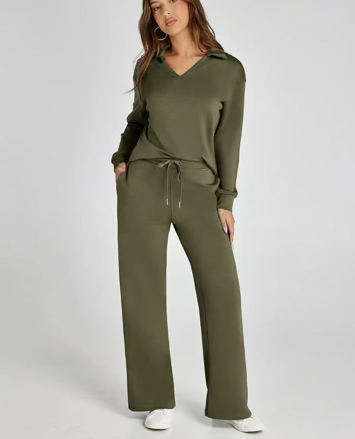 Travel Sets for Women 2 Piece Sets Outfits Casual Long Sleeve Sweatsuits