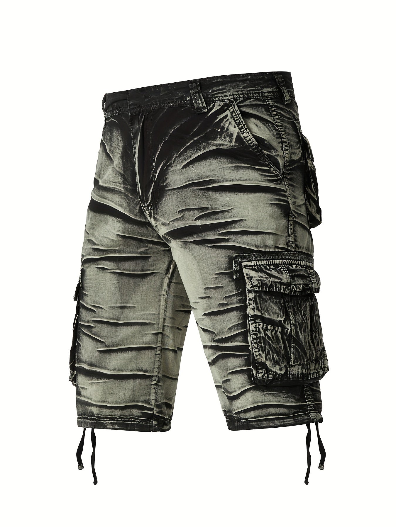 Nexenri Camo Pattern Cotton Cargo Shorts