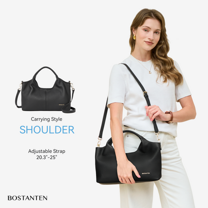 Nevin Genuine Leather Satchel Tote
