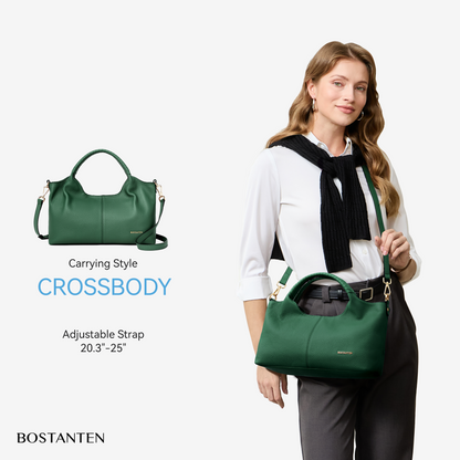 Nevin Genuine Leather Satchel Tote