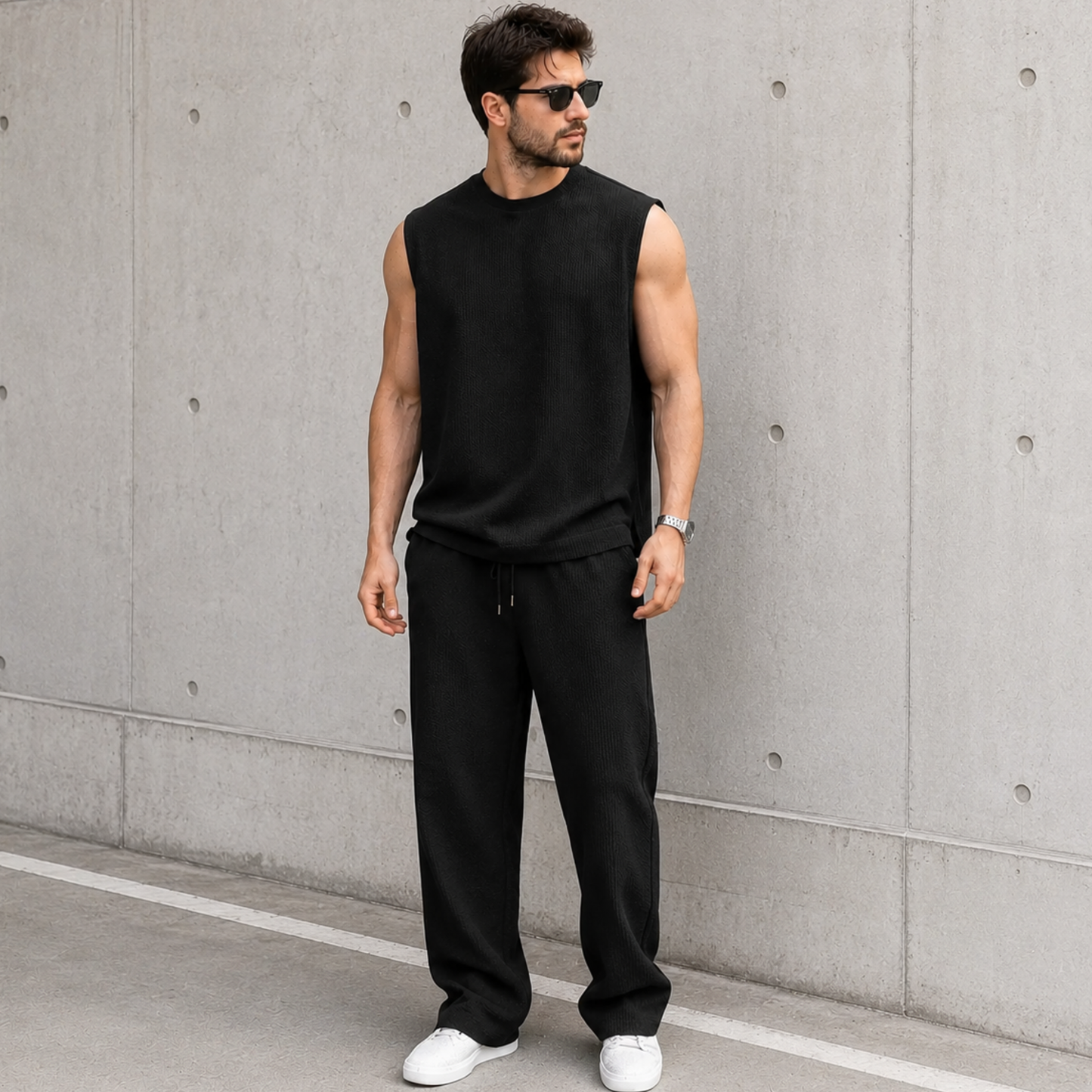 Nexenri Sleeveless Lounge Set
