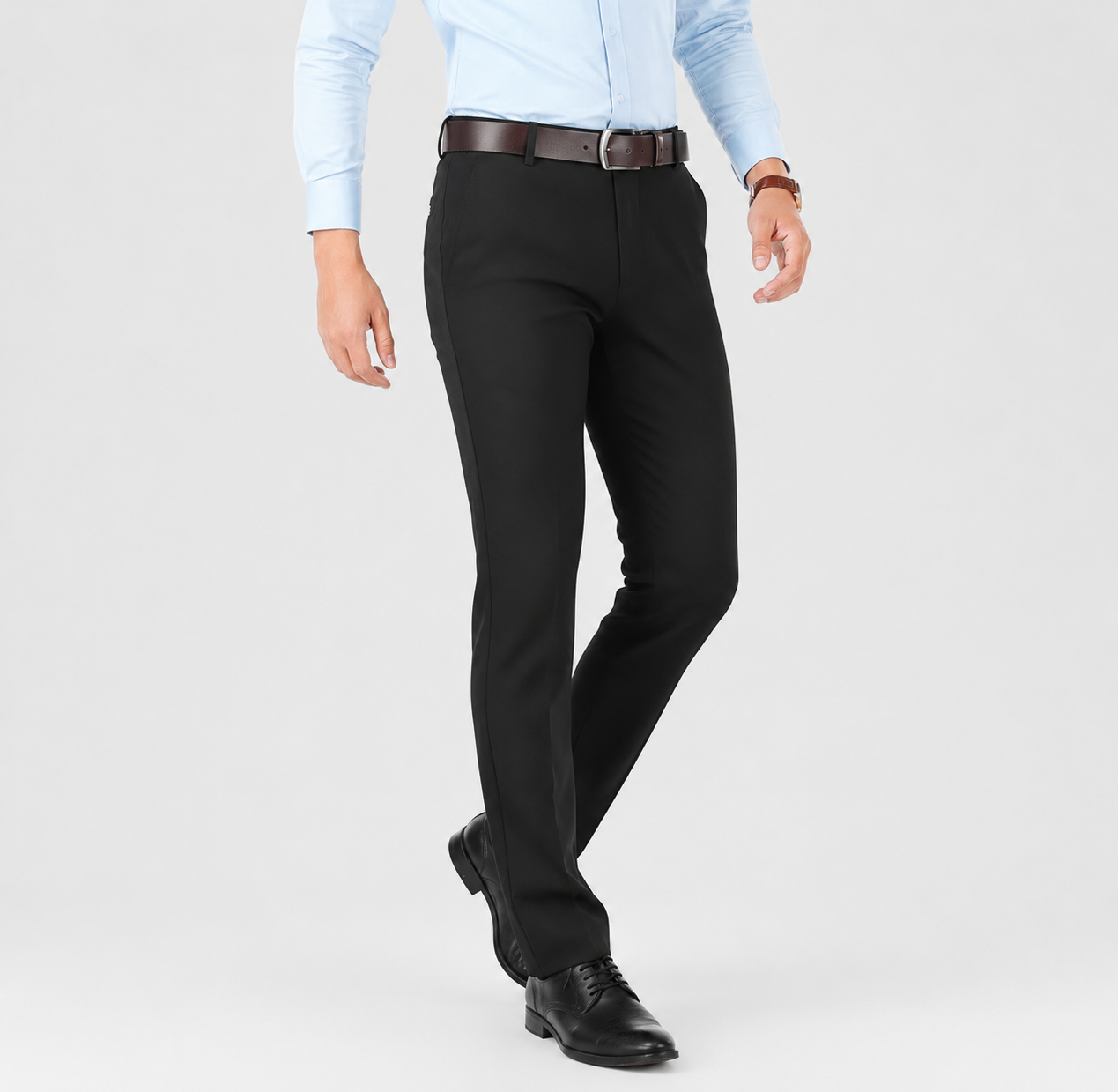 Men's All-Day Comfort Dress Pants – Stretch Work & Casual Trousers