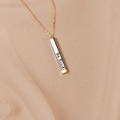 Be Kind...of a bi♡ch - Hidden Message Necklace