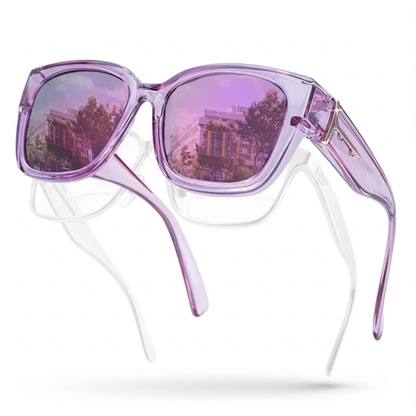 Trendy Oversized Fit Over Sunglasses with UV400 Protection