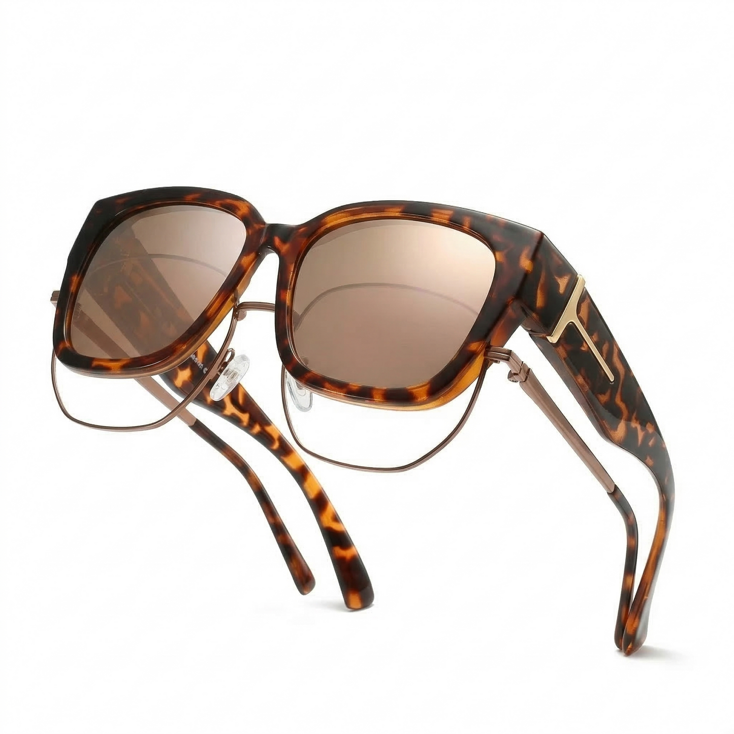 Trendy Oversized Fit Over Sunglasses with UV400 Protection