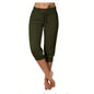 High-waisted drawstring pocket sweatpants