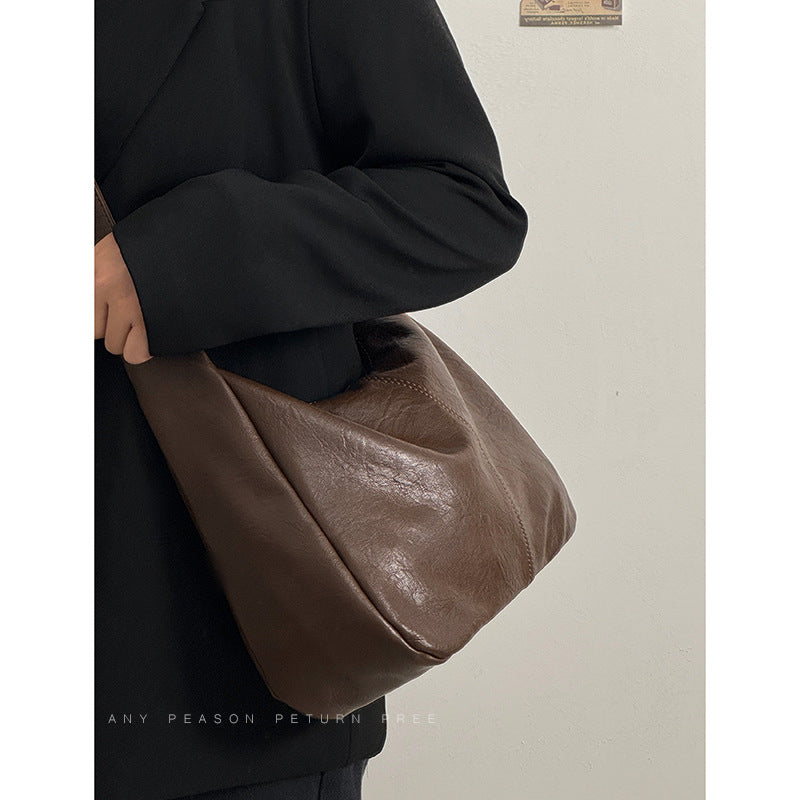 ✨Last Day 49% OFF✨New Maillard Retro Crossbody Bag – Soft Leather Versatile Shoulder Bag-Buy 2 Get Free Shipping Today