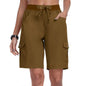 Women's Quick-Dry Cargo Shorts with Pockets