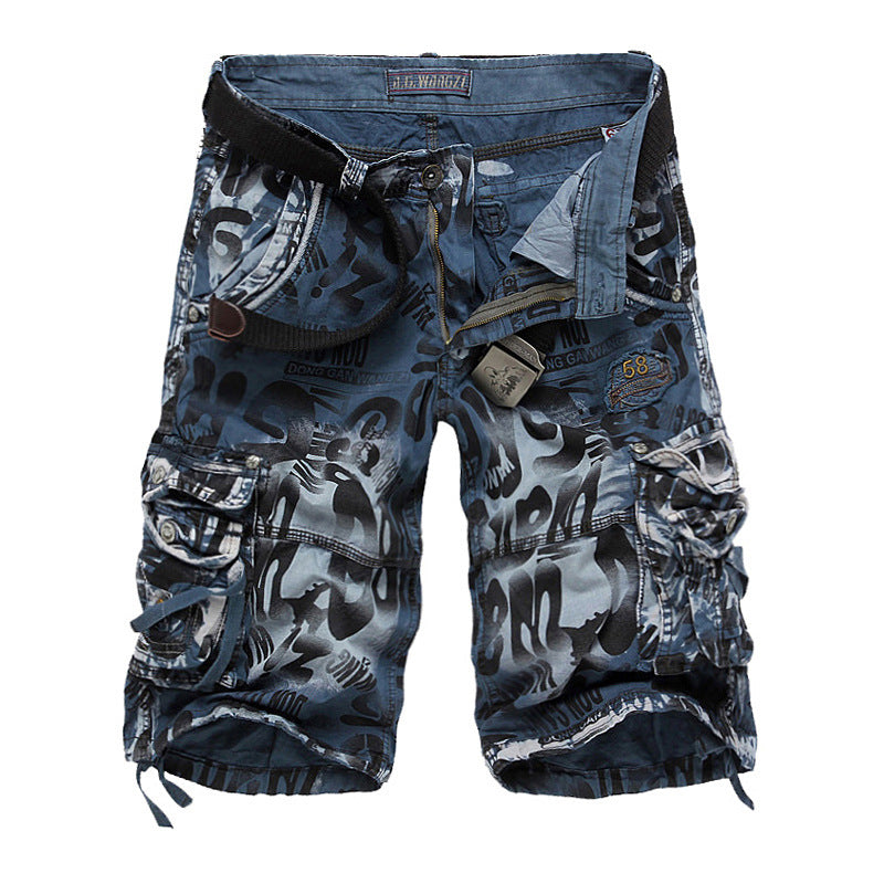Nexenri Men's Camouflage Cargo Shorts