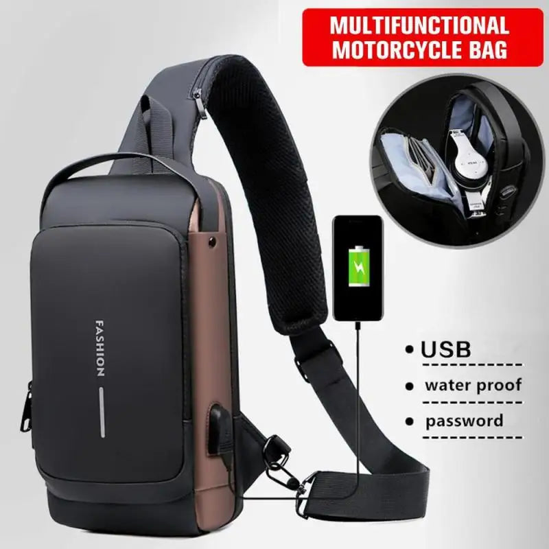 Anti-Theft Waterproof Crossbody Bag