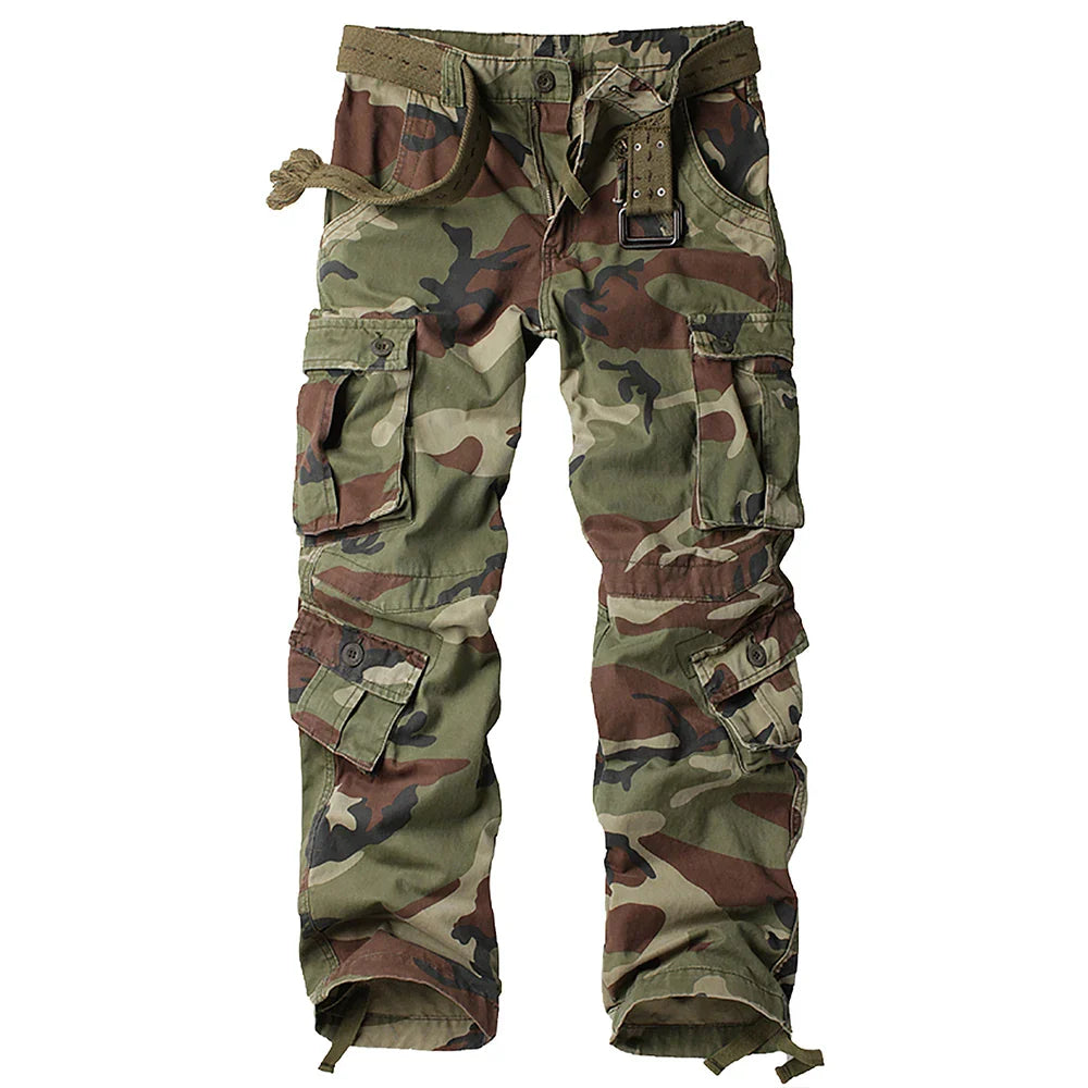 Nexenri Camo Cargo Tactical Pants, Multi-Pocket Outdoor Essentials