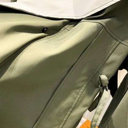 Elegant All-Weather Windbreaker Jacket