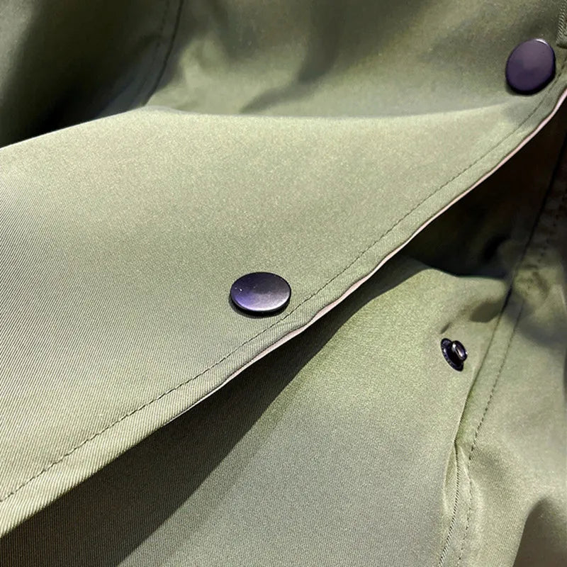 Elegant All-Weather Windbreaker Jacket