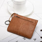 Retro Genuine Leather Coin Purse – Compact and Stylish Key Holder