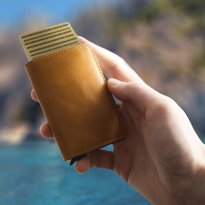 Slim Pop-Up RFID Aluminum Wallet