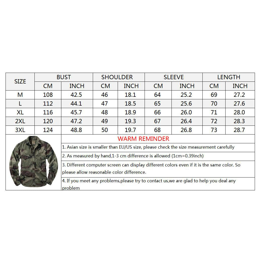Nexenri Outdoor Camo Long Sleeve Shirt