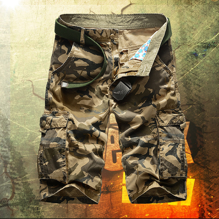 Nexenri Camo Multi-pocket Men Shorts