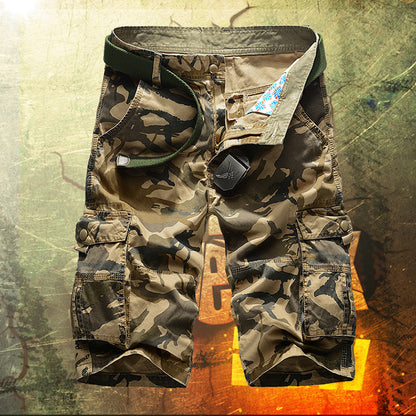 Nexenri Camo Multi-pocket Men Shorts