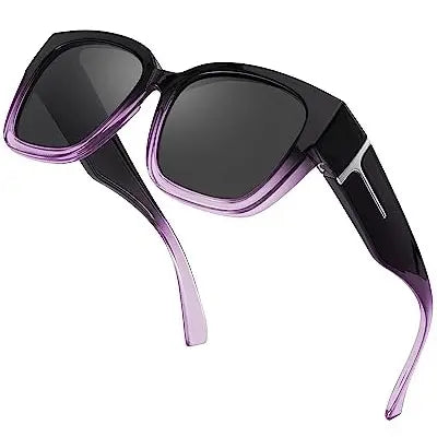 Trendy Oversized Fit Over Sunglasses with UV400 Protection