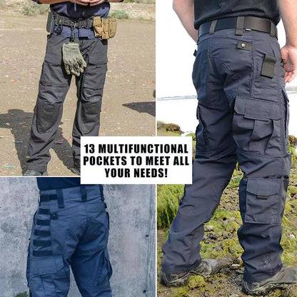 Raider Tactical Pants Big Pockets Cargo Pans in Green