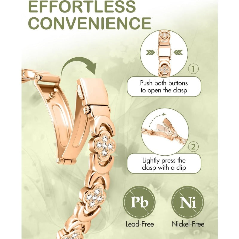 ✨Last Day 49% OFF✨AureParis Magnetic Bracelet - Natural Relief, Timeless Elegance